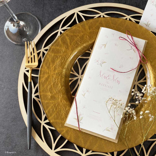 Sakura席次表【結婚式 ペーパー 席次表】