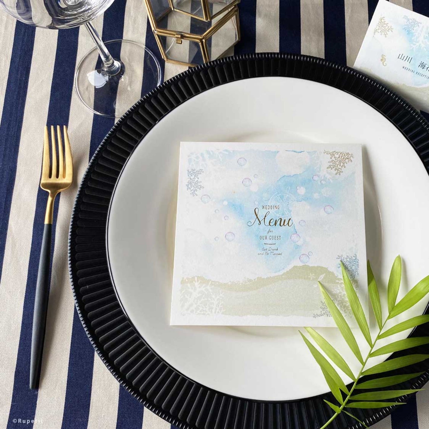 Beach席次表【結婚式 ペーパー 席次表】