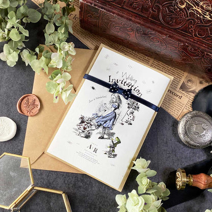 【結婚式 招待状】Alice【結婚式 ペーパー 招待状】