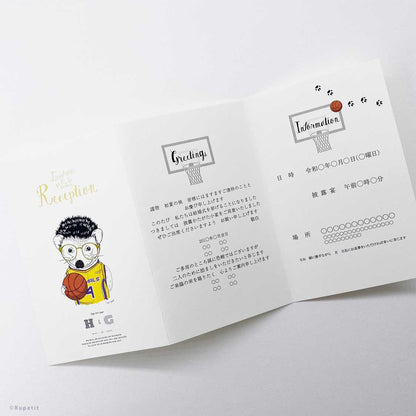 【結婚式 招待状】BK Set【結婚式 ペーパー 招待状】