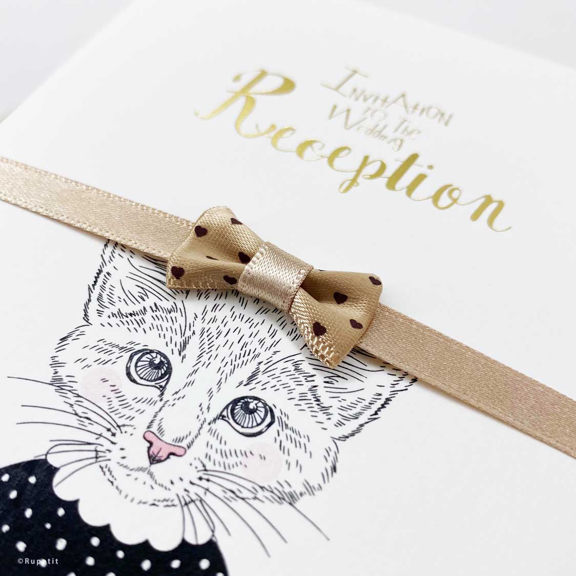 【結婚式 招待状】Cat Set【結婚式 ペーパー 招待状】