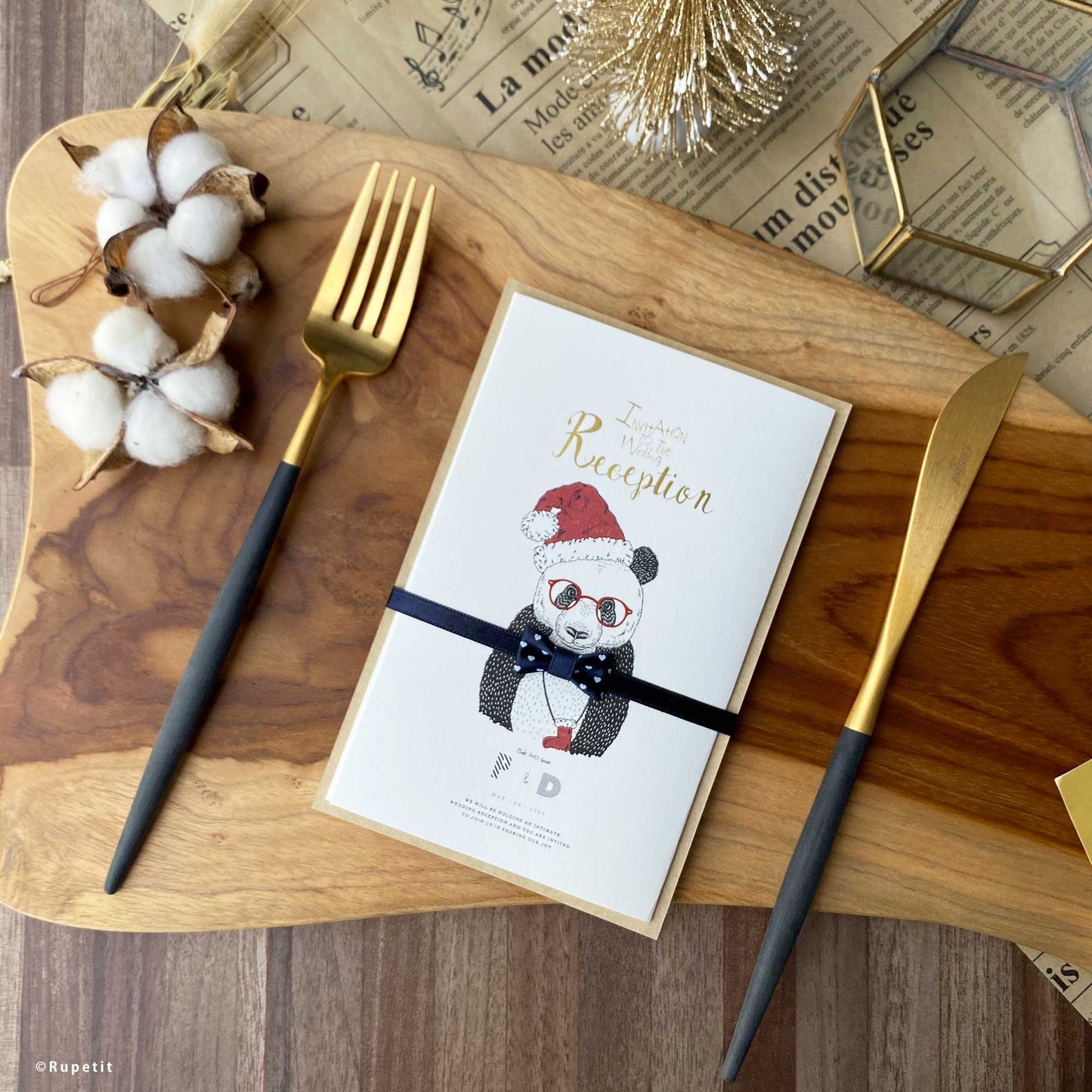 【結婚式 招待状】Christmas SET