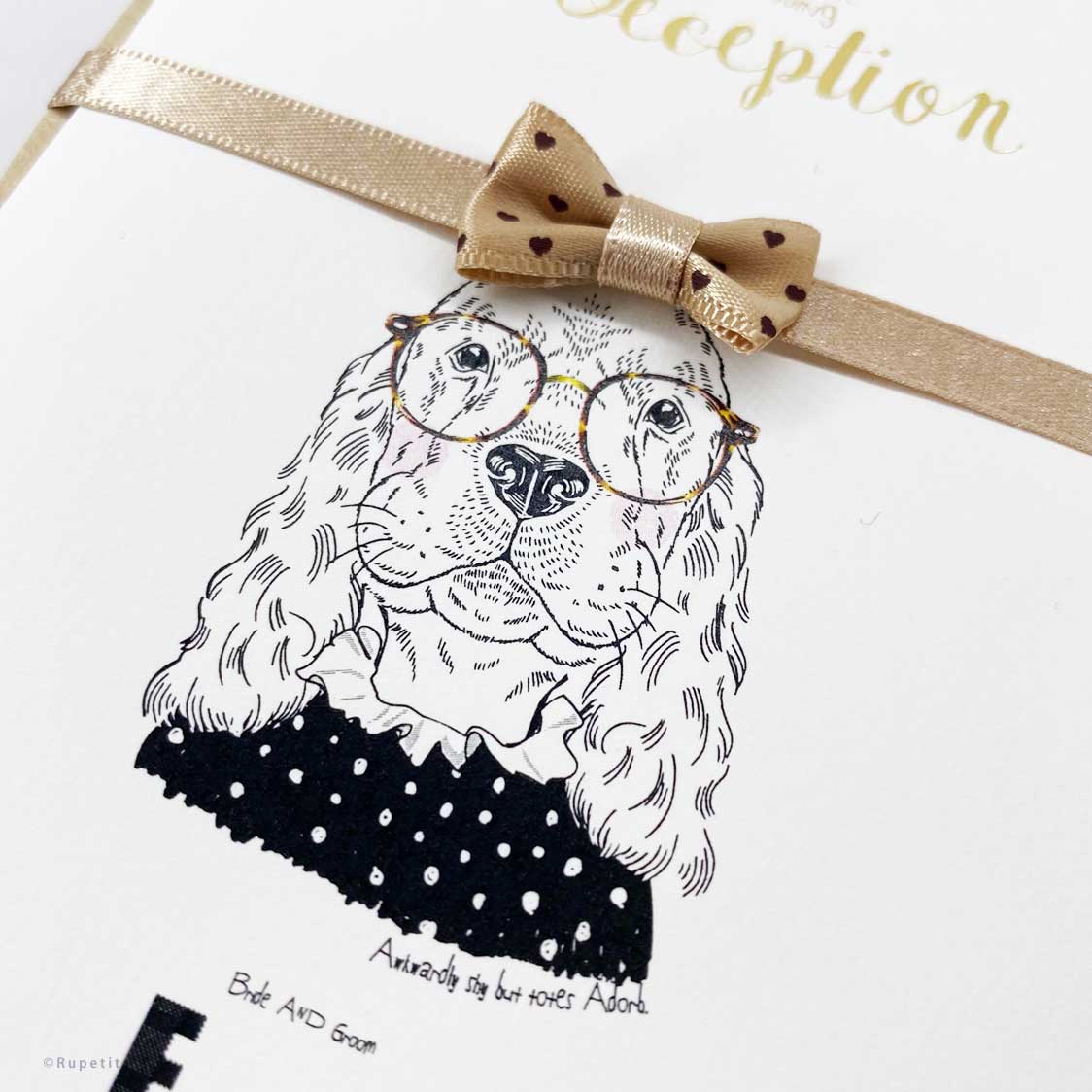 【結婚式 招待状】Dog Set【結婚式 ペーパー 招待状】