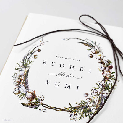 【結婚式 招待状】Autumn【結婚式 ペーパー 招待状】