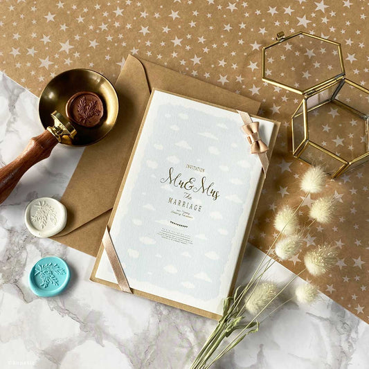 【結婚式 招待状】Cloud【結婚式 ペーパー 招待状】