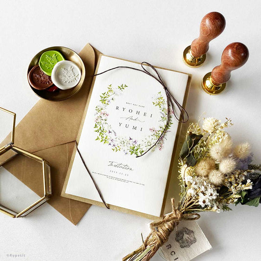 【結婚式 招待状】Natural【結婚式 ペーパー 招待状】