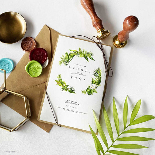 【結婚式 招待状】Resort【結婚式 ペーパー 招待状】