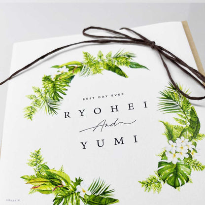 【結婚式 招待状】Resort【結婚式 ペーパー 招待状】