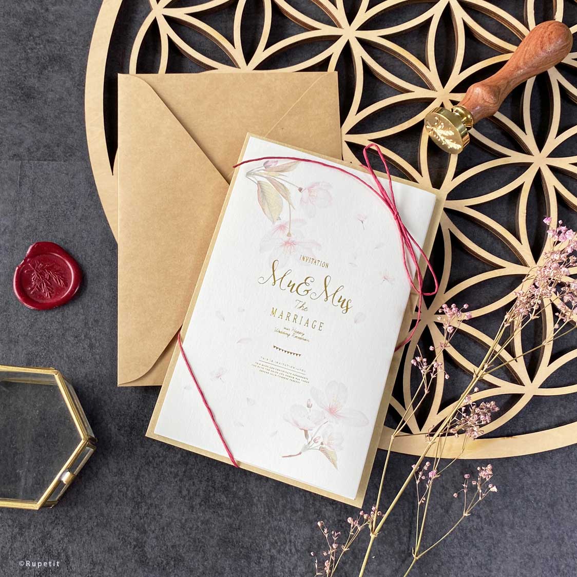 【結婚式 招待状】Sakura【結婚式 ペーパー 招待状】