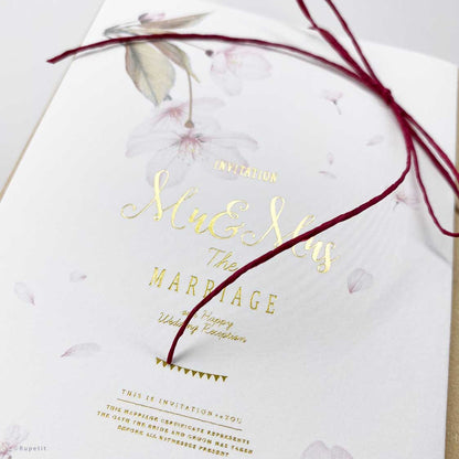 【結婚式 招待状】Sakura【結婚式 ペーパー 招待状】