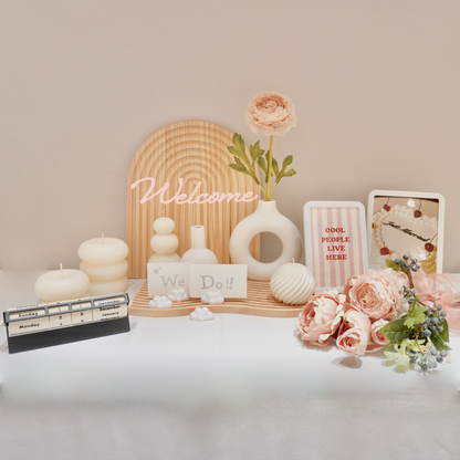 【3泊4日レンタル】韓国風コーディネートセット レンタルウェルカムグッズ 【結婚式 ウェルカムスペース レンタル】