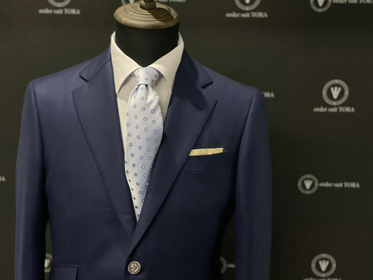 オーダースーツ 【結婚式 愛知 ネイビー】 【結婚式 タキシード オーダーメイド】