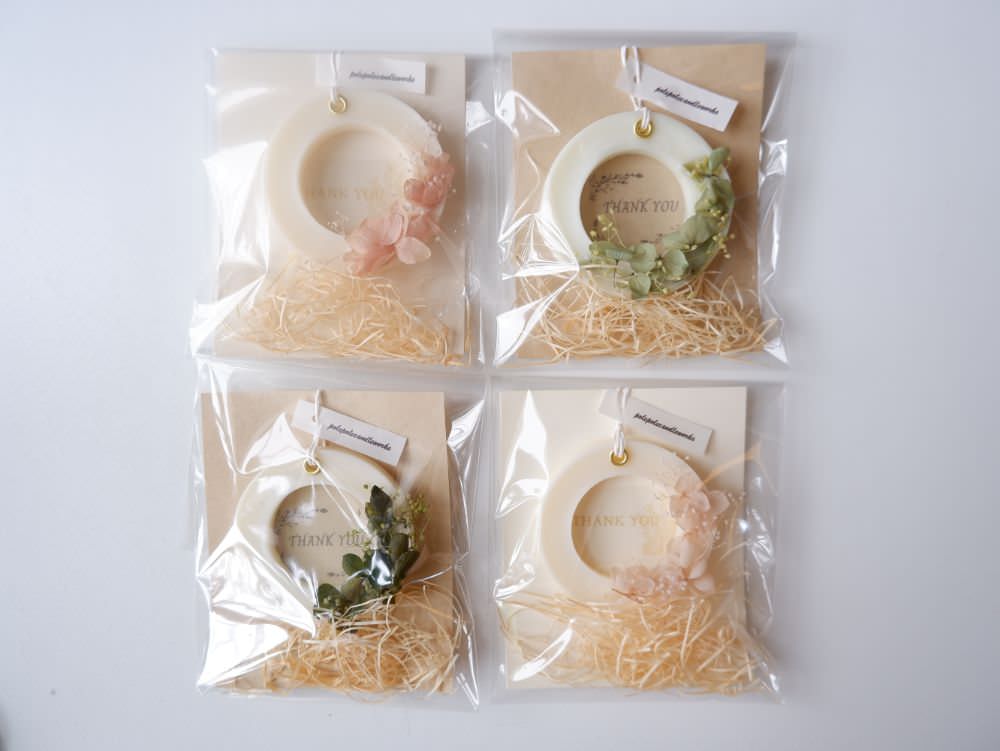 アロマワックスサシェ20セット(リース) 【結婚式 プチギフト 雑貨】