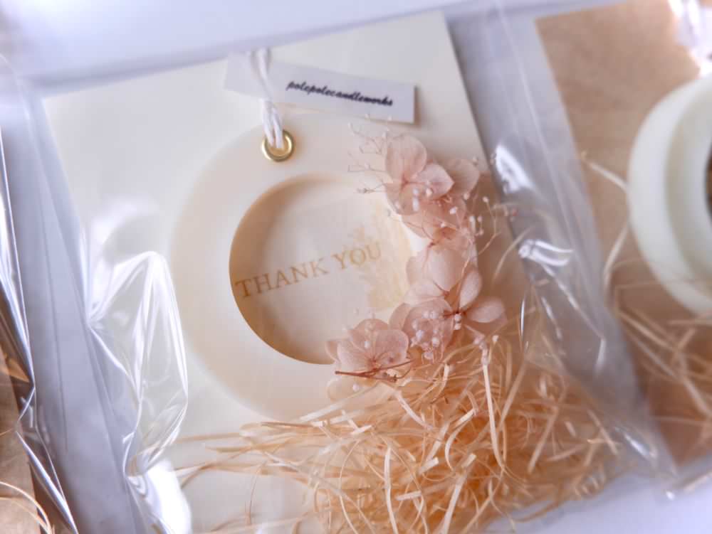 アロマワックスサシェ20セット(リース) 【結婚式 プチギフト 雑貨】