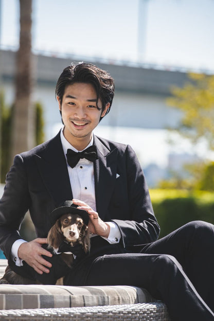 愛犬とお揃い/オーダータキシードセット 【結婚式 タキシード オーダーメイド】