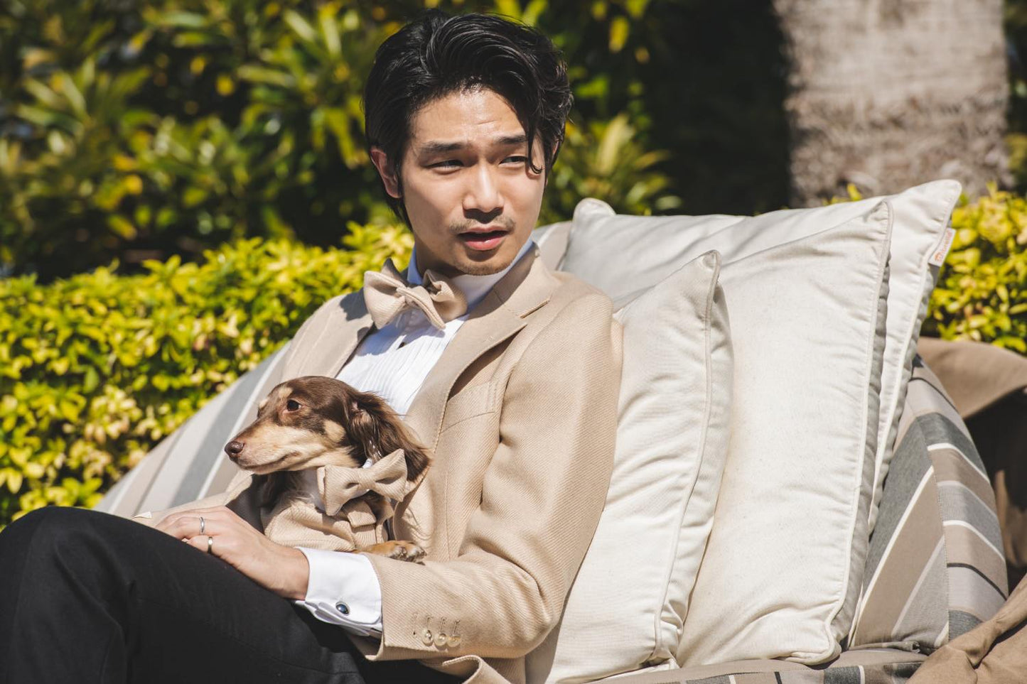 愛犬とお揃い/オーダータキシードセット 【結婚式 タキシード オーダーメイド】