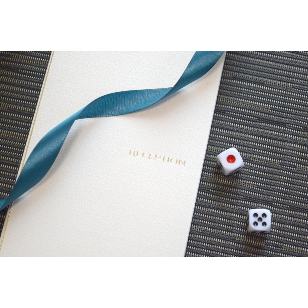 【結婚式 席次表 大人数専用】ヴェリタ ホワイト (印刷込み)【結婚式 ペーパー 席次表】