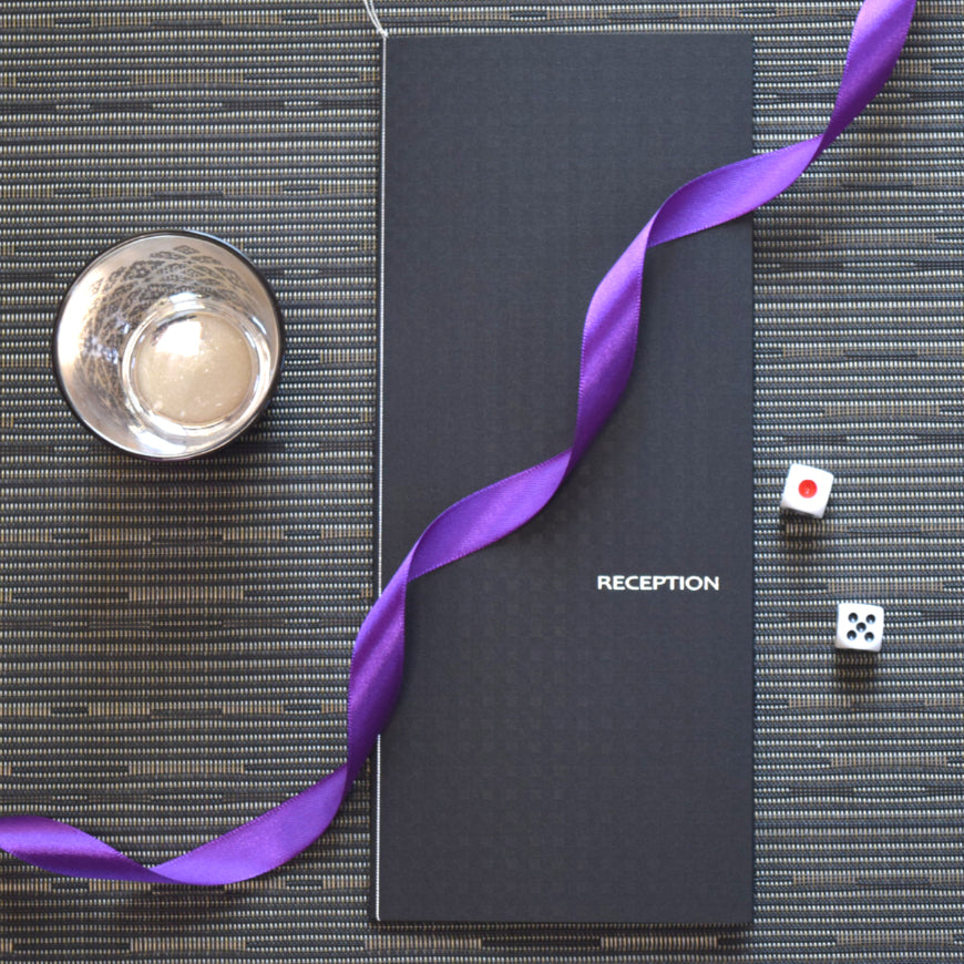 【結婚式 席次表 大人数専用】ヴェリタ ブラック (印刷込み)【結婚式 ペーパー 席次表】