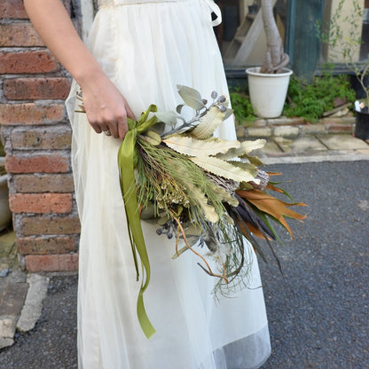 【ドライフラワー】ブーケ 【結婚式 フラワー ドライフラワー ブーケ ブートニア】