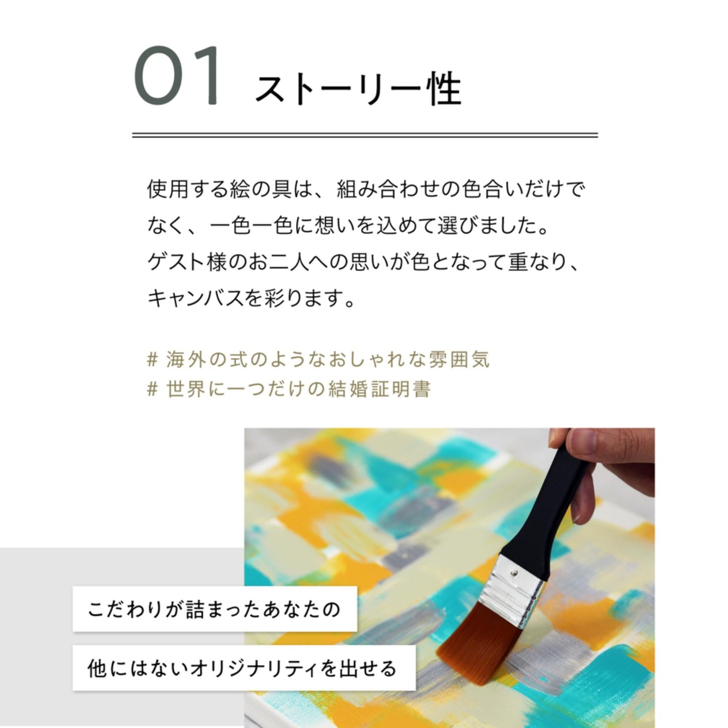 ゲスト参加型 ウェディングキャンバス 【結婚証明書 名入れ ペイントキャンバス 軽量 割れない / LINSL 日本製 ブライダル ウェディング 結婚証明書 ノンフレーム 壁掛け 立てかけ F4サイズ F6サイズに変更可】
