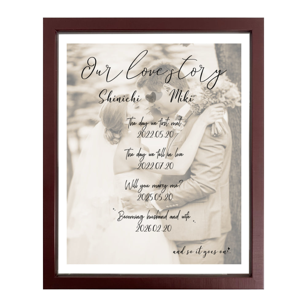 Love story【結婚式 ウェルカムボード オーダーメイド】