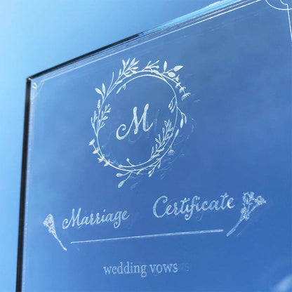 結婚証明書-シンプル- 【結婚証明書 オーダーメイド】