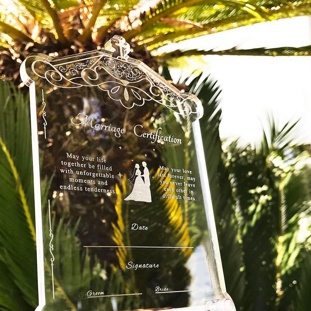結婚証明書-ガゼボ- 【結婚証明書 オーダーメイド】