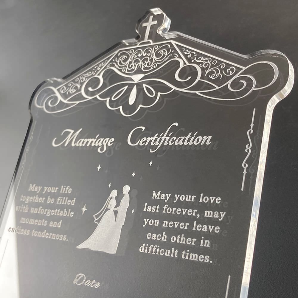 結婚証明書-ガゼボ- 【結婚証明書 オーダーメイド】