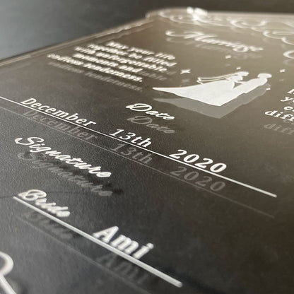 結婚証明書-ガゼボ- 【結婚証明書 オーダーメイド】