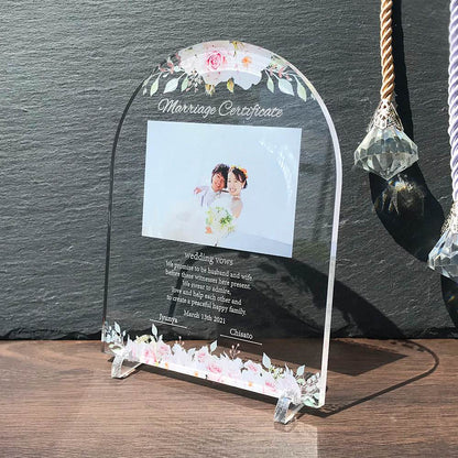 結婚証明書mini-ローズガーデン- 【結婚証明書】