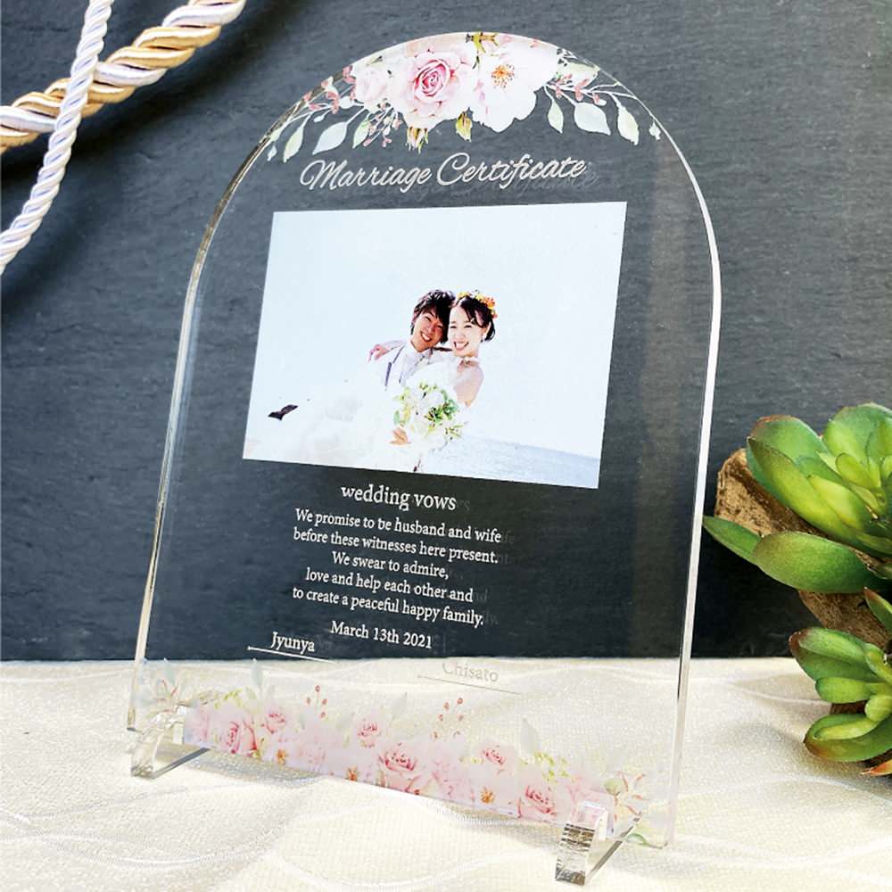 結婚証明書mini-ローズガーデン- 【結婚証明書】