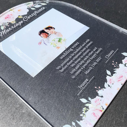 結婚証明書mini-ローズガーデン- 【結婚証明書】