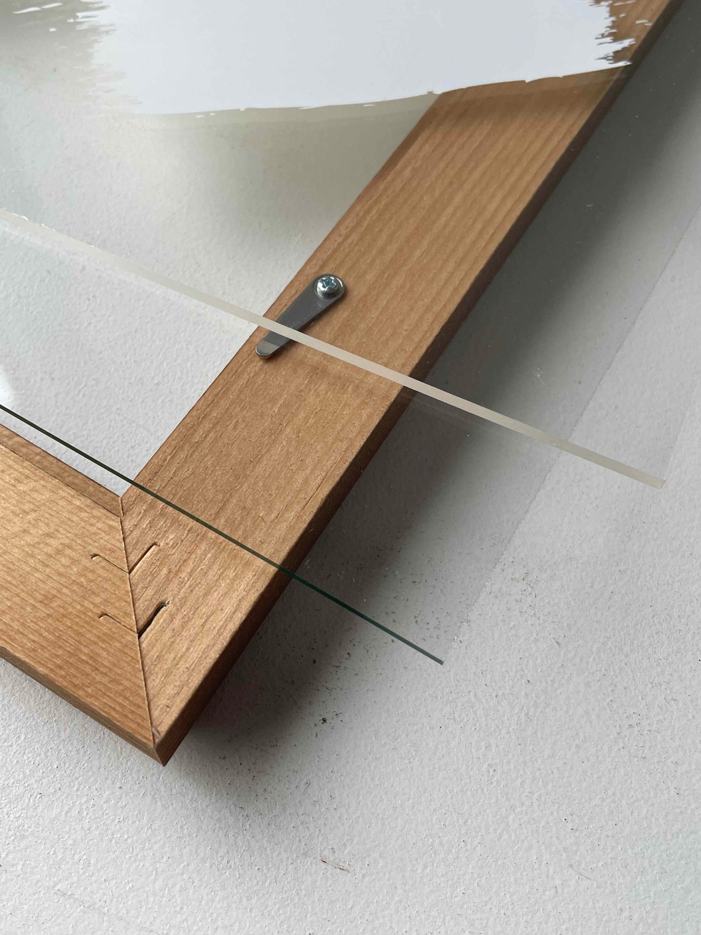 【ウェルカムボード】ウッドフレーム A white 【結婚式 ウェルカムボード オーダーメイド】