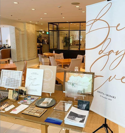 【結婚式 席札】ウッドブロック【結婚式 ペーパー 席札】