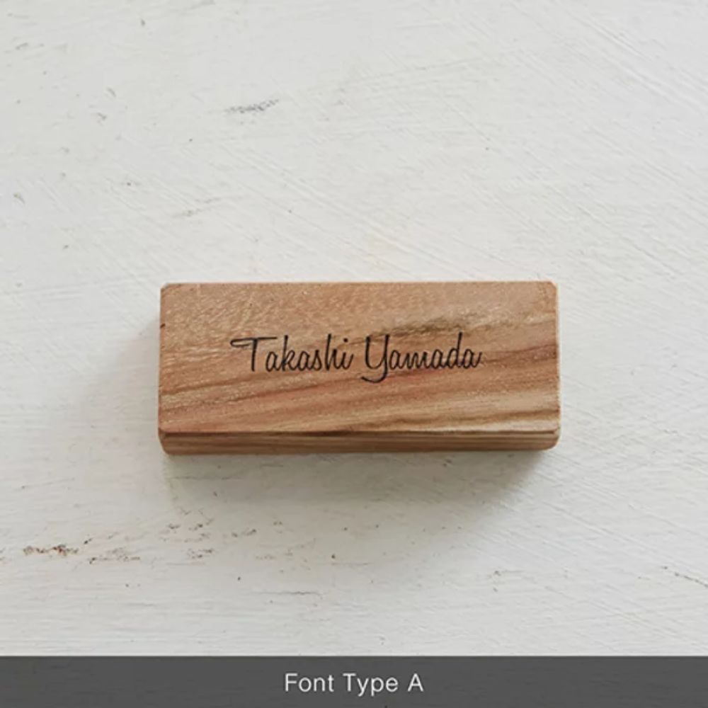 【結婚式 席札】ウッドブロック【結婚式 ペーパー 席札】