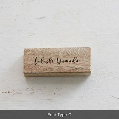 【結婚式 席札】ウッドブロック【結婚式 ペーパー 席札】