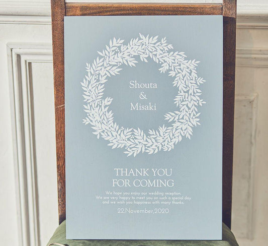 【ウェルカムボード】ナチュラル 【結婚式 ウェルカムボード オーダーメイド】