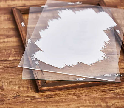 ウッドフレーム ウェルカムボード DESIGN A pink 【結婚式 ウェルカムボード オーダーメイド】