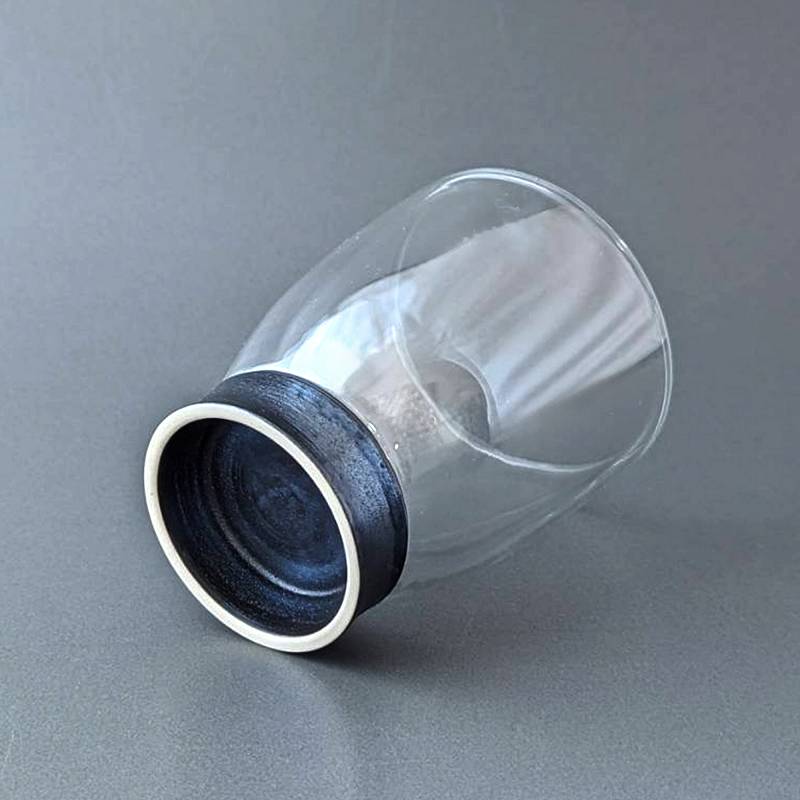 Wウォールグラス銀河(黒)【結婚式 ギフト 引き出物 食器類】