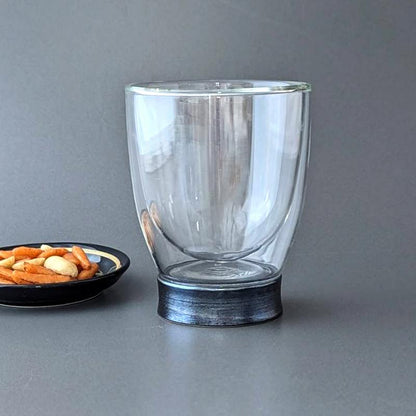 Wウォールグラス銀河(黒)【結婚式 ギフト 引き出物 食器類】