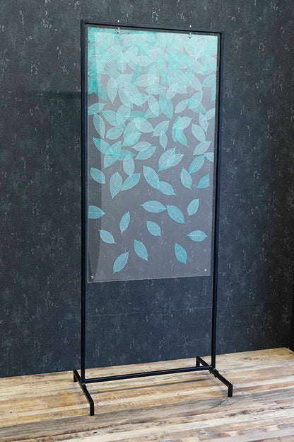 【アーティフィシャルフラワー 】自立式アクリルパーテーション ホワイト 関東配送限定 【結婚式 ウェルカムボード】