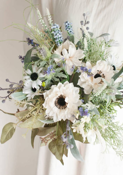 【造花】Natural-Chicクラッチブーケ 【結婚式 フラワー 造花 ブーケ ブートニア】