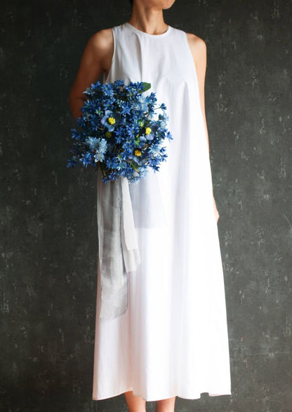 【造花】Classical-Modern サムシングブルーのブーケ 【結婚式 フラワー 造花 ブーケ ブートニア】