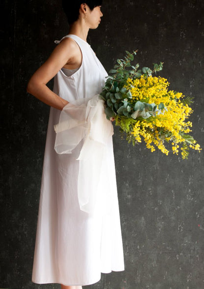 【造花】Natural-Garden ミモザとユーカリのグランブーケ 【結婚式 フラワー 造花 ブーケ ブートニア】