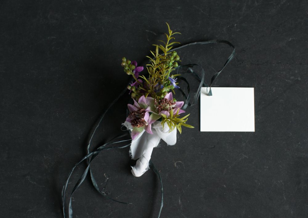 【造花】Urban-Rastic 赤紫のライラックブーケ 【結婚式 フラワー 造花 ブーケ ブートニア】