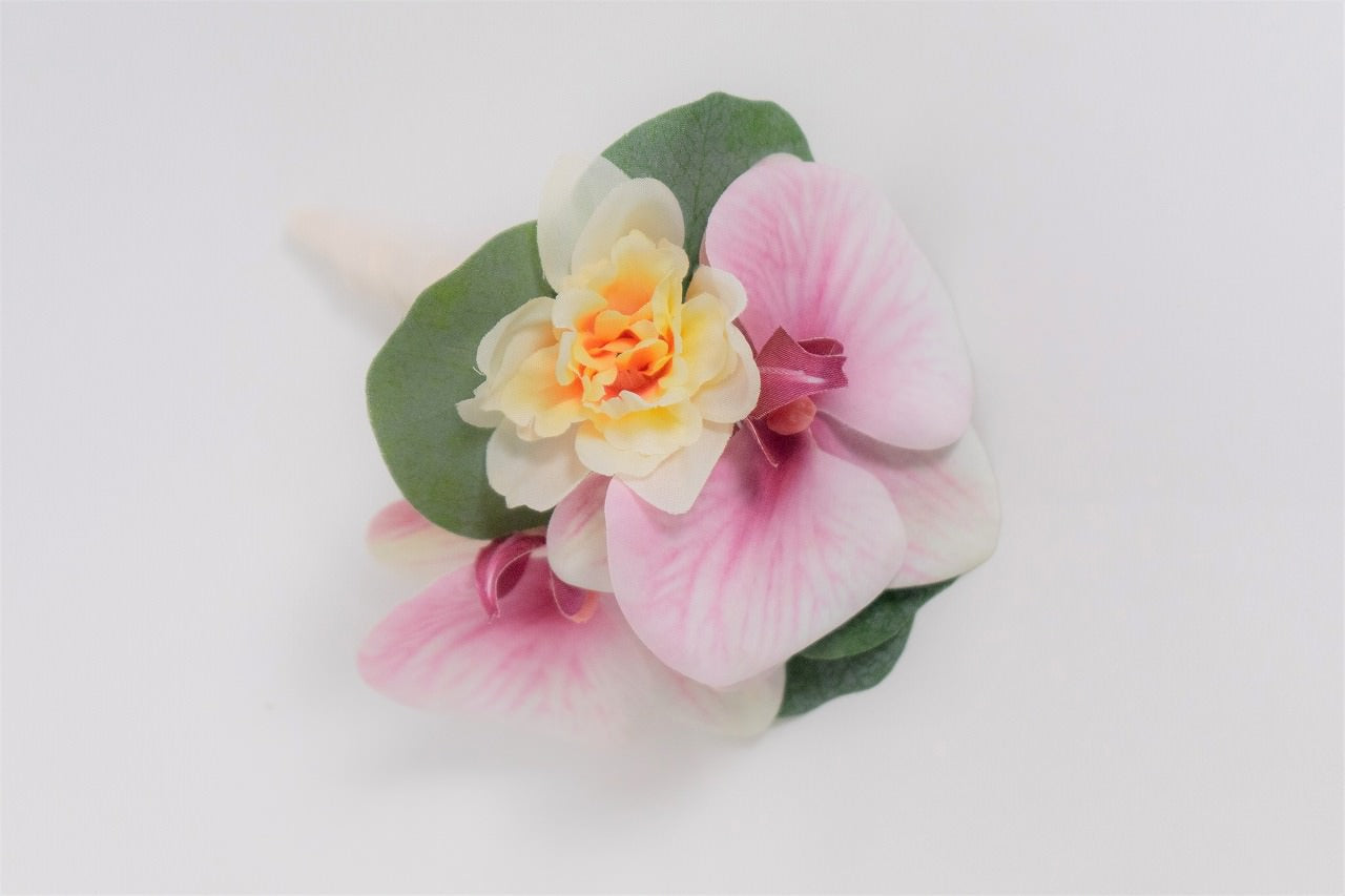 【造花】海外風ミックスカラーの笑顔が輝くブーケ 【結婚式 フラワー 造花 ブーケ ブートニア】