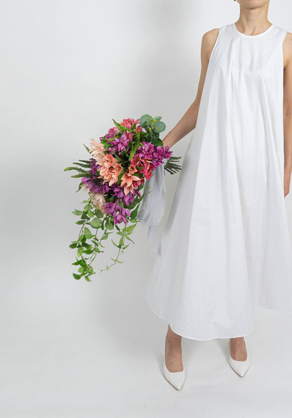 【造花】ビーチや青空の下が合うビビットピンクのブーケ ブーゲンビリア 【結婚式 フラワー 造花 ブーケ ブートニア】