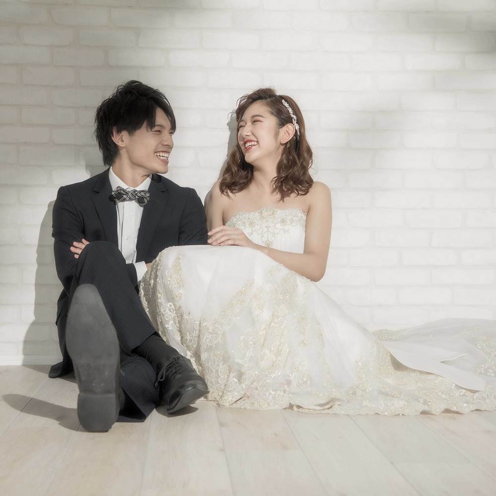 【フォトウェディング】洋装スタジオ　【結婚式　写真　フォト　撮影】