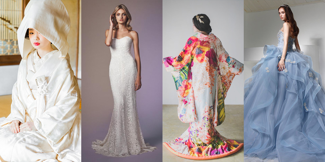 花嫁が引き立つ「お色直し」のバリエーション11案。ドレスと和装の組み合わせ方も紹介