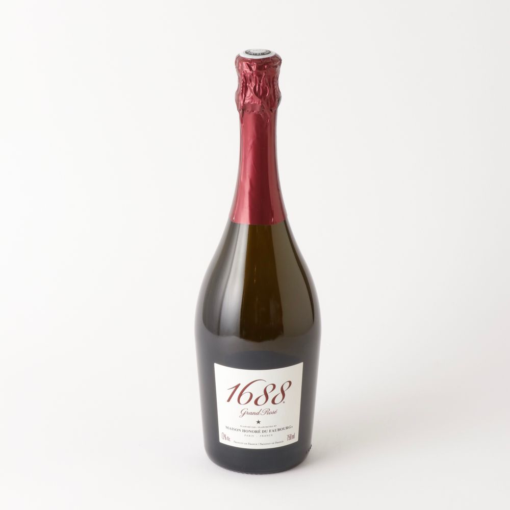 1688 Grand Rosé ペアグラスセット　フランス製ノンアルコール・スパークリング　【結婚式　ギフト　引き出物　食器類】